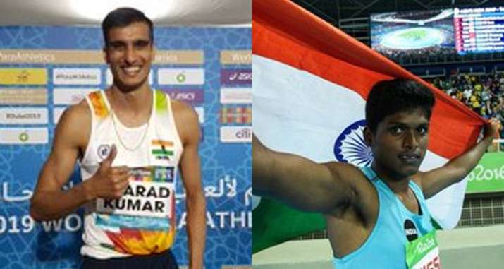 Seasoned high jumper Sharad Kumar claimed the other silver