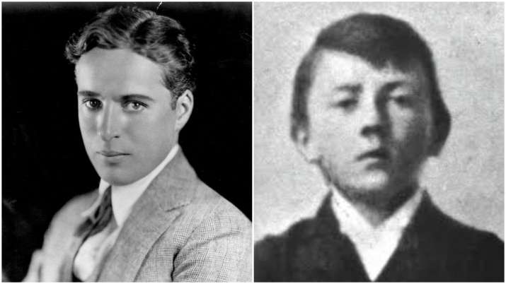 Charlie Chaplin Without Moustache To Adolf Hitler At School