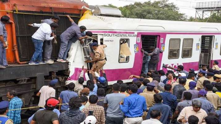 Loco pilot injured in train collision succumbs to injuries