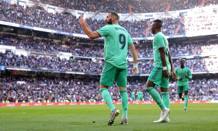 La Liga Real Madrid Moves To Top Of Table With Win Over Espanyol