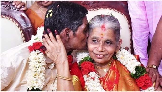 Elderly Couple Gets Married At Oldage Home Where They First Met