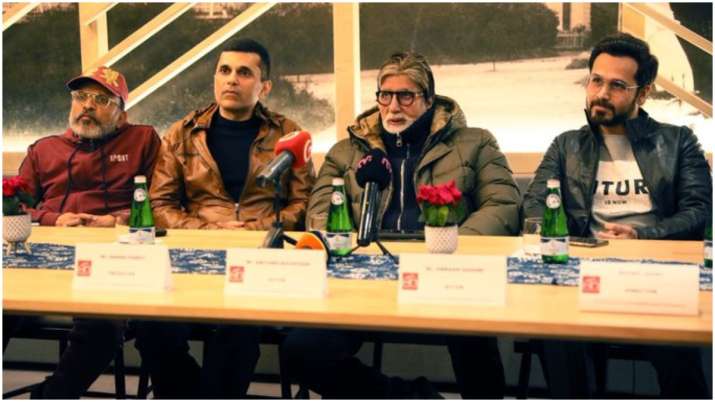 Chehre stars Amitabh Bachchan, Emraan Hashmi attend press
