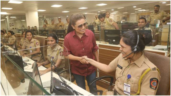 Mardaani 2 actress Rani Mukerji visits Police Control Room,