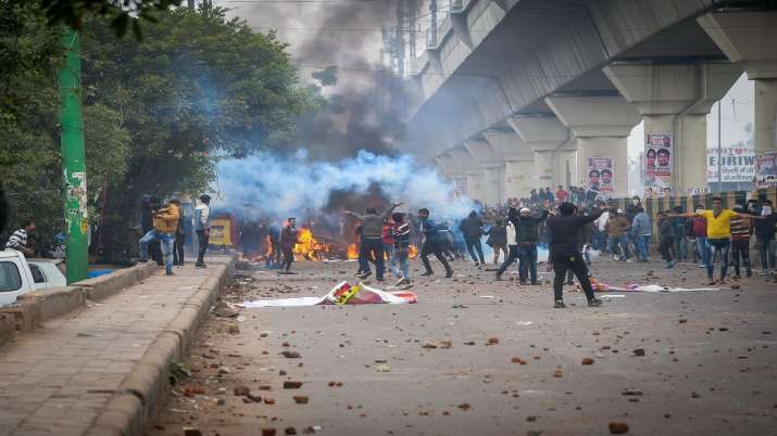 pti12 17 2019 000079b 1576580040 Anti-CAA Violence: Protesters burn down police picket in East Delhi; police hold flag march | India News – India TV
