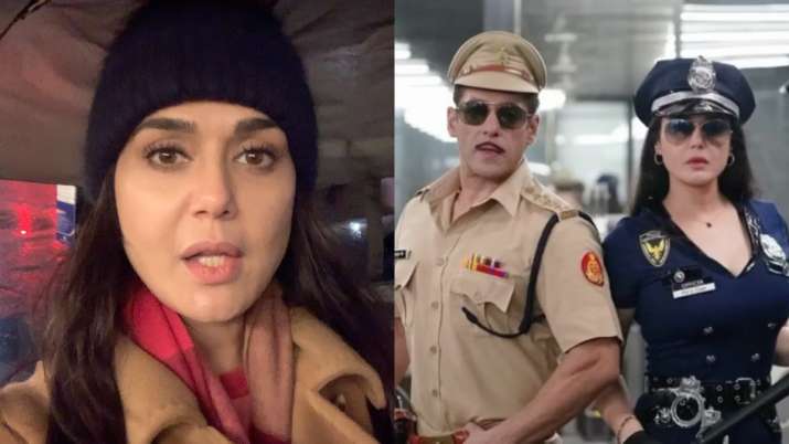 715px x 402px - Preity Zinta's version of Salman Khan's Dabangg 3 challenge earns ...