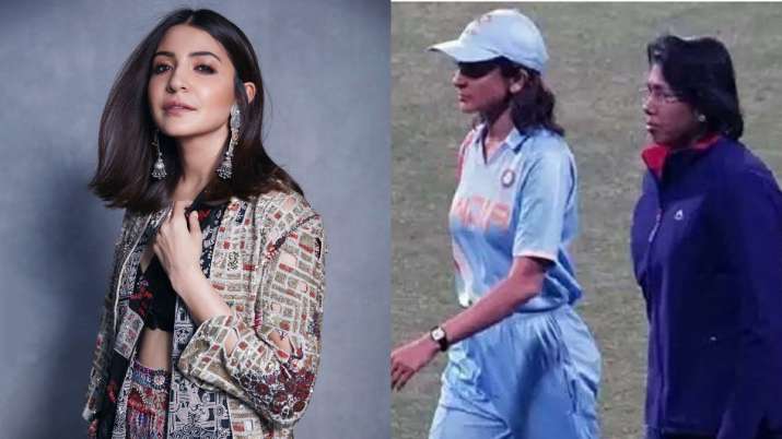 Image result for anushka sharma playing cricket