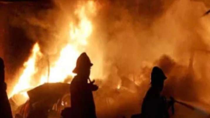 Maharashtra : Fire in Vasai Fort, no casualty