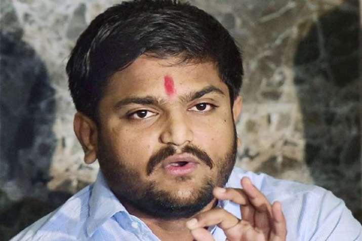 A file photo of Congress leader Hardik Patel