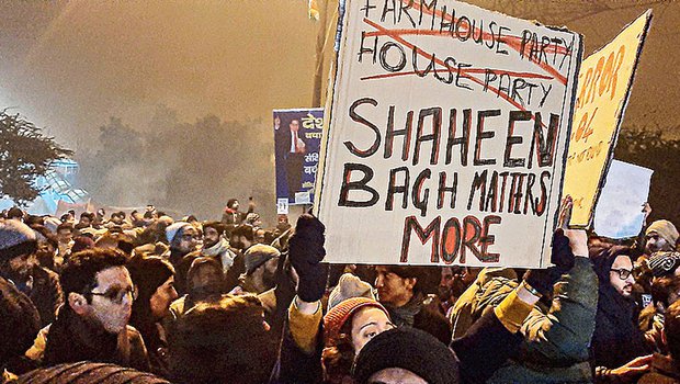 AAP 'sponsoring' Shaheen Bagh protest, running 'proxy' campaign: BJP to EC