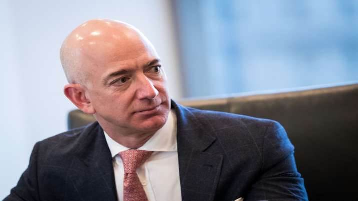 A file photo of Amazon founder Jeff Bezos, who is on a