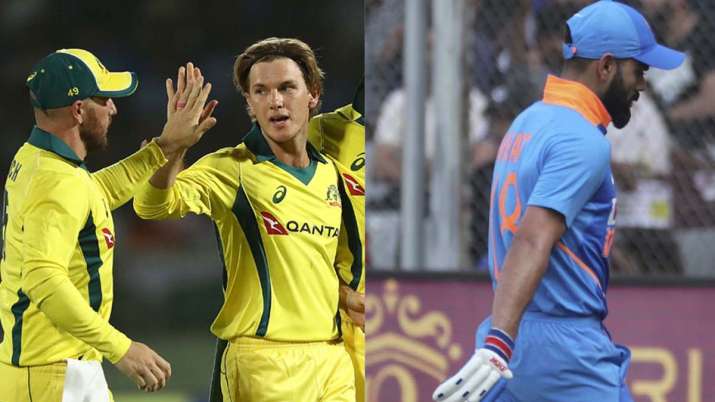 Adam Zampa and Virat Kohli
