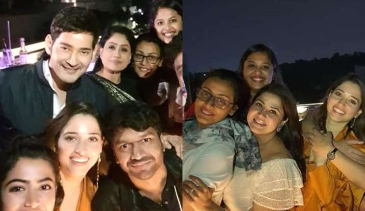 Tamannaah Bhatia, Rashmika Mandanna party with 'warm hosts' Mahesh Babu