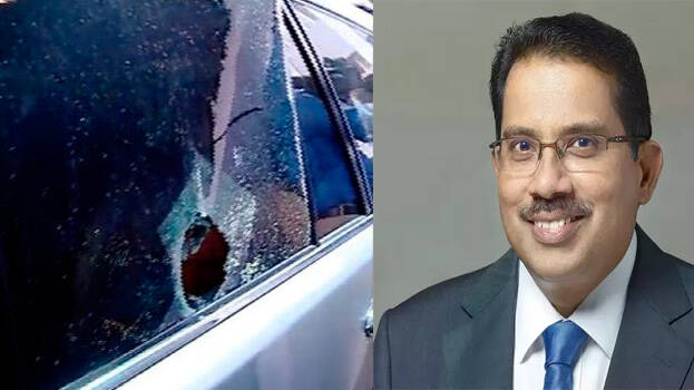 Muthoot finance MD George Alexander hit with stones in