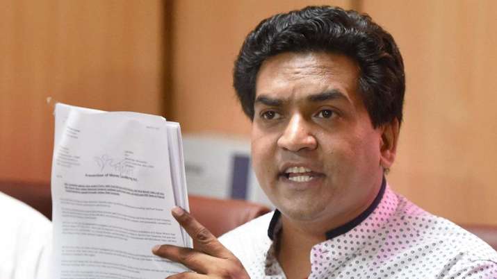 A file photo of BJP Model Town candidate Kapil Mishra