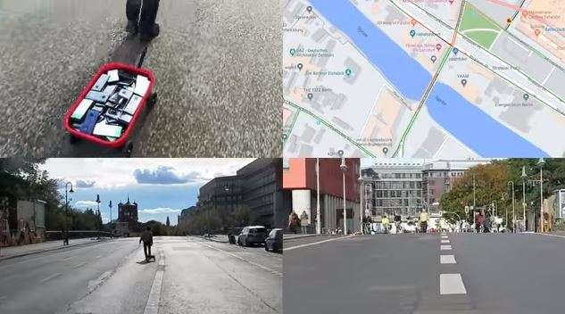 Google Maps' servers interpreted the situation as traffic