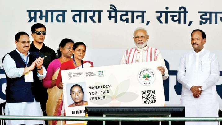 A file photo of Prime Minister Narendra Modi launching the