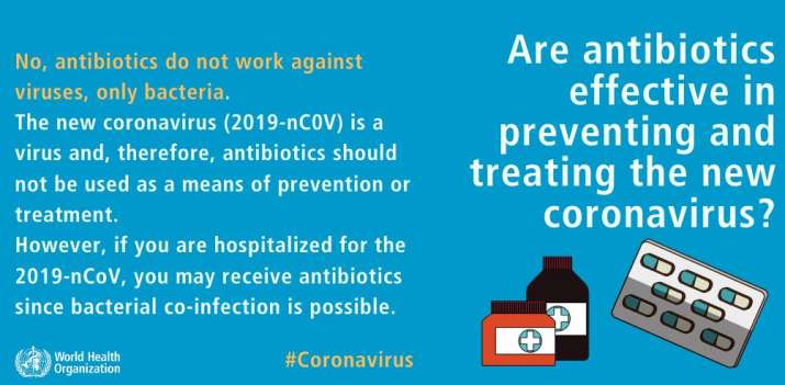 India Tv - Are antibiotics effective in preventing and treating the new coronavirus?