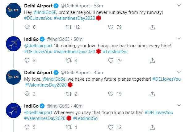 India Tv - My love, so many future planes together: IndiGo replies to Delhi Airport proposal