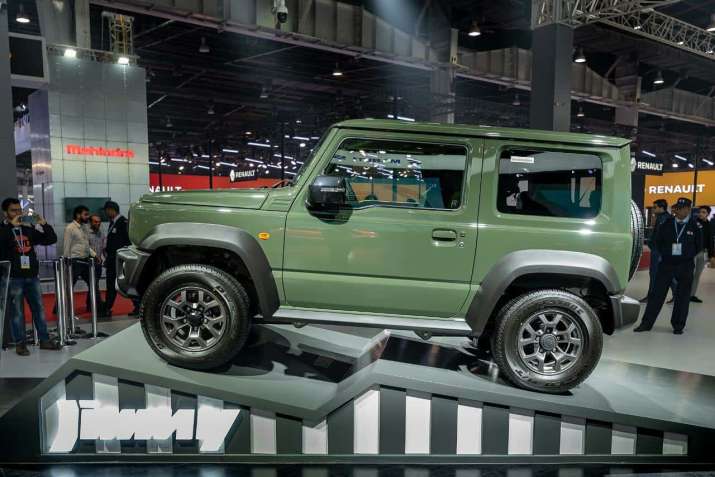 Olive Green Maruti Suzuki Jimny Steals The Show At Auto Expo 2020 See Pics Maruti News India Tv