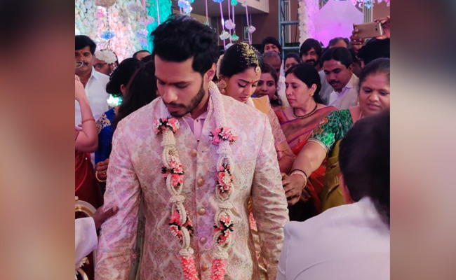 India Tv - HD Kumaraswamy's son Nikhil engaged to Congress leader's grand niece