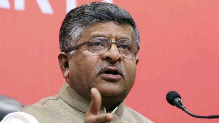 Ravi Shankar Prasad slams Congress for playing politics on