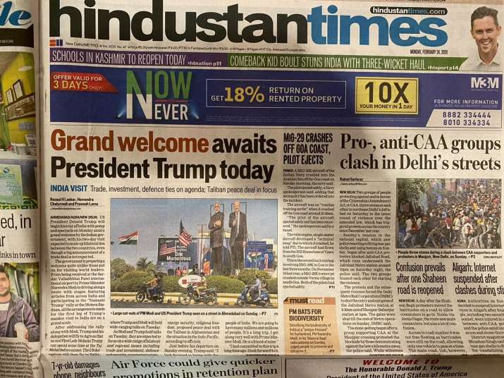India Tv - donald trump, motera stadium, trump india visit trump melania, donald trump india visit, donald tru