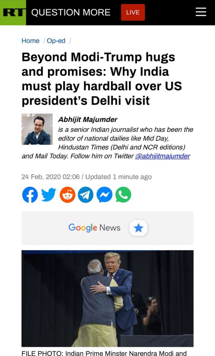 India Tv - Russia Today
