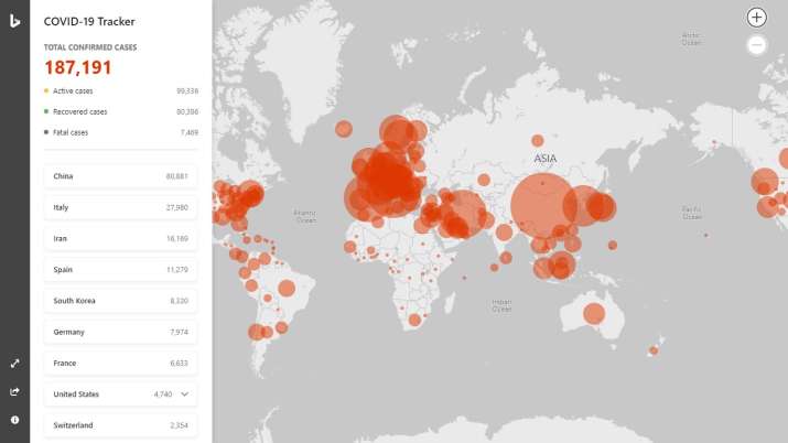 Microsoft makes coronavirus tracking easier with COVID-19 map on Bing