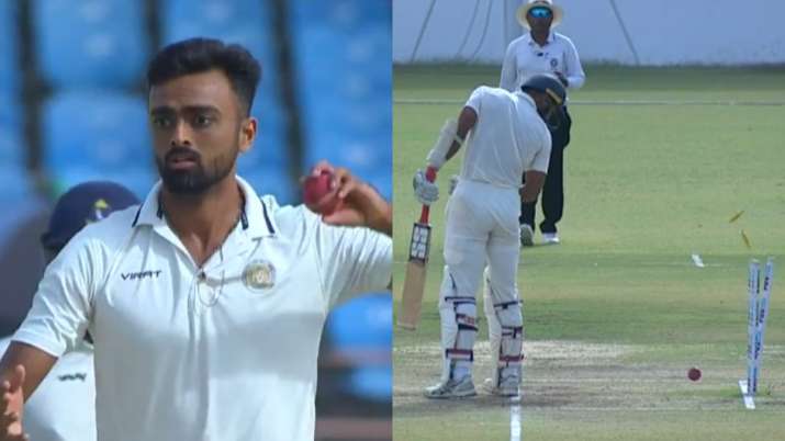 Watch Jaydev Unadkat S Brilliant Game Awareness Turns The Tide In Ranji Trophy Final Cricket News India Tv