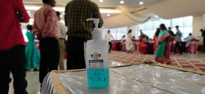 India Tv - Hand sanitisers, packaged food for guests