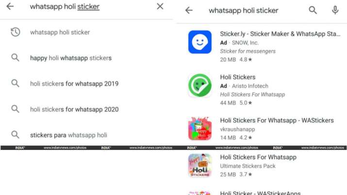 Holi 2020 Here S How You Can Download Holi Stickers For Whatsapp