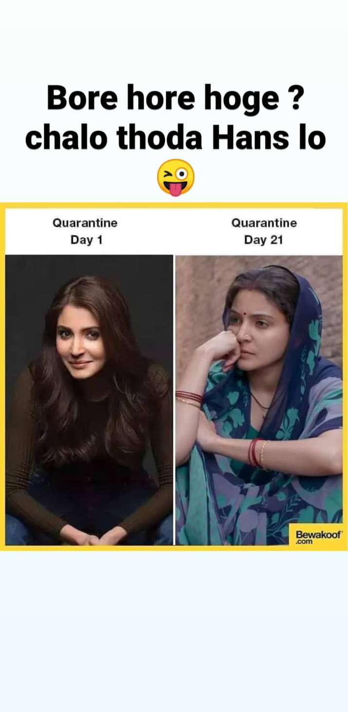 Anushka Sharma Shares Hilarious Sui Dhaga Meme Of Herself To Cheer Up Fans During Lockdown Celebrities News India Tv anushka sharma shares hilarious sui