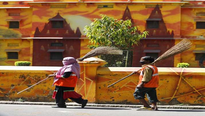 The district administration announced lockdown in the city