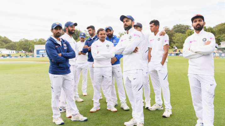 Team India after defeat in New Zealand Test series last