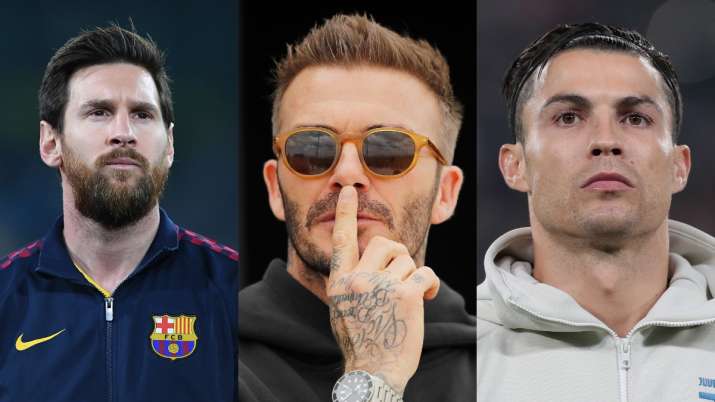 David Beckham Picks His Choice Between Lionel Messi And Cristiano Ronaldo Football News India Tv