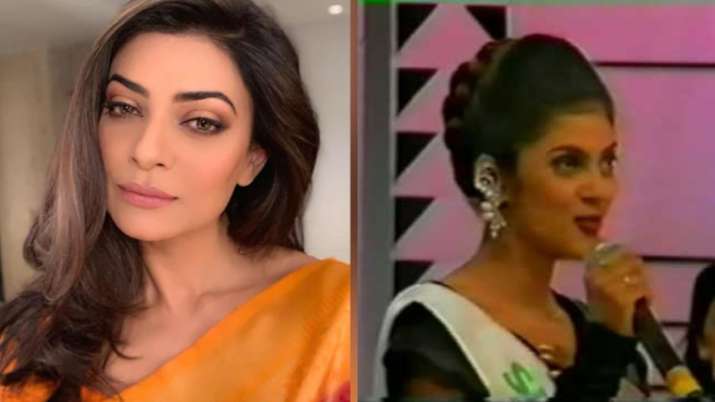 Do You Know Sushmita Sens Miss India Gown Was Sewn By A Sarojini Nagar Tailor Watch Video 