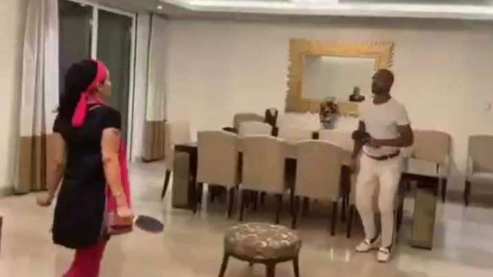 Indian cricketer Shikhar Dhawan posted a video of him