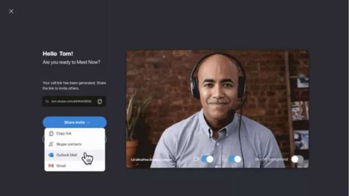 how does skype video conferencing work