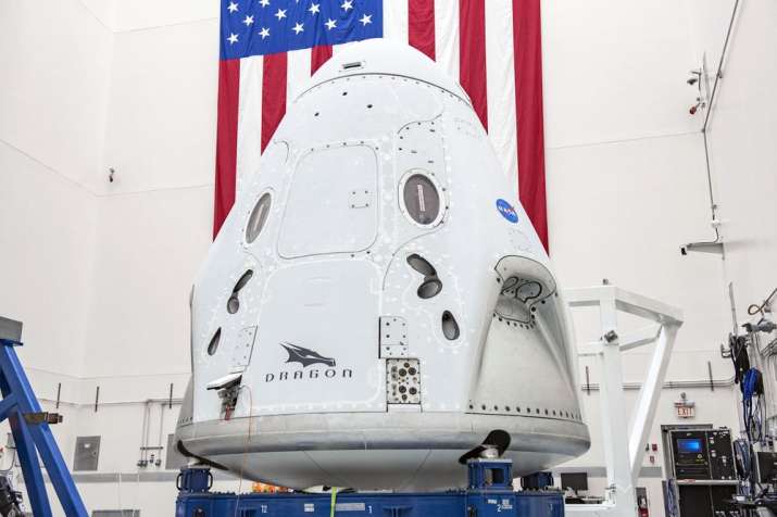 Spacex S Dragon Crew Capsule All Set For Mission Demo 2 On Wednesday Spacex News India Tv