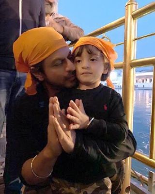 India Tv - Shah Rukh Khan's son AbRam turns 7 today