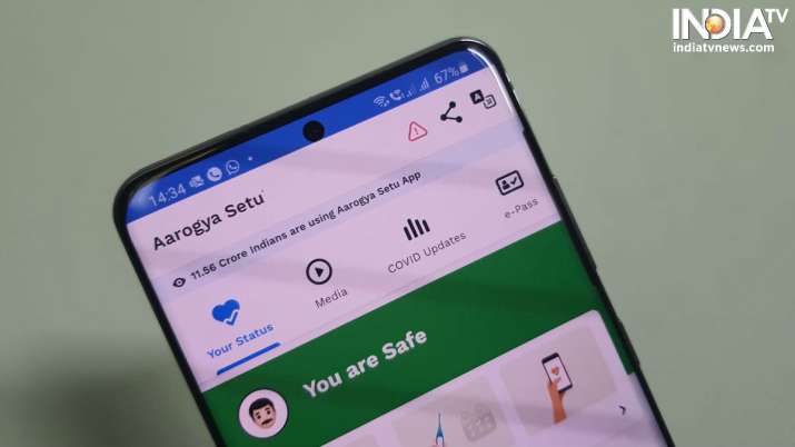 Covid 19 Lockdown How To Check E Pass Status In Aarogya Setu App On Android Ios Apps News India Tv