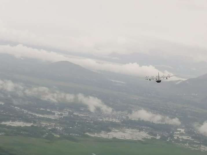 India Tv - Armed forces, flypast, corona warriors