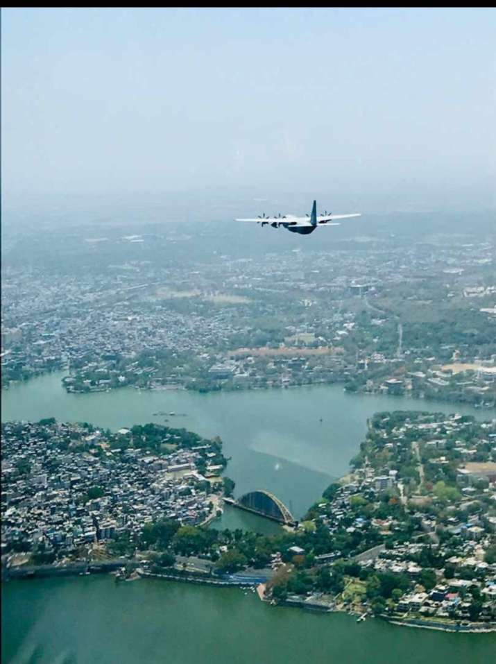 India Tv - Armed Forces, Flypast, Corona warriors