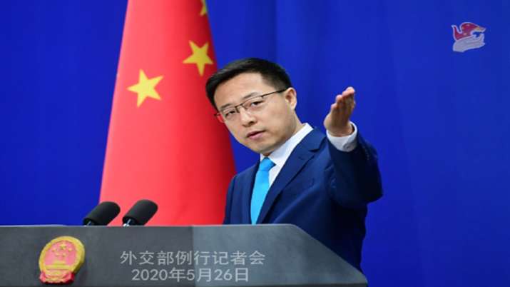 Zhao Lijian, the Chinese foreign ministry spokesperson,