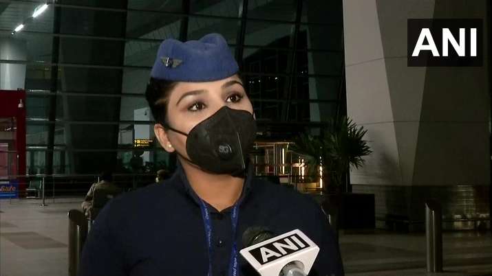 India Tv - Flight attendent speaks to ANI