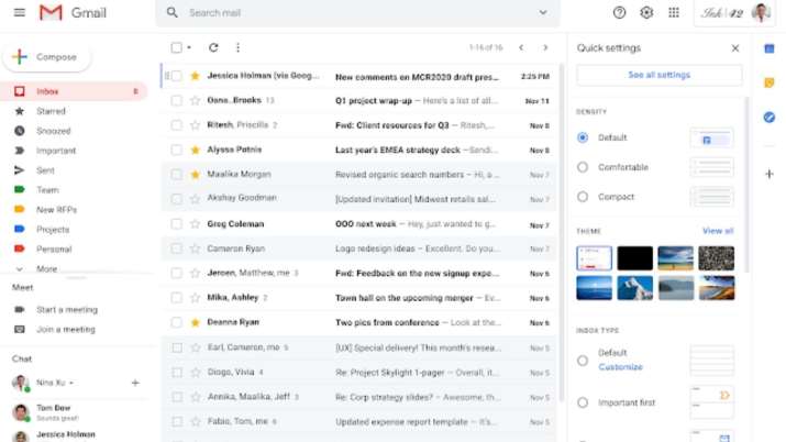 Gmail Introduces Quick Settings Menu Know What Is It Technology News India Tv