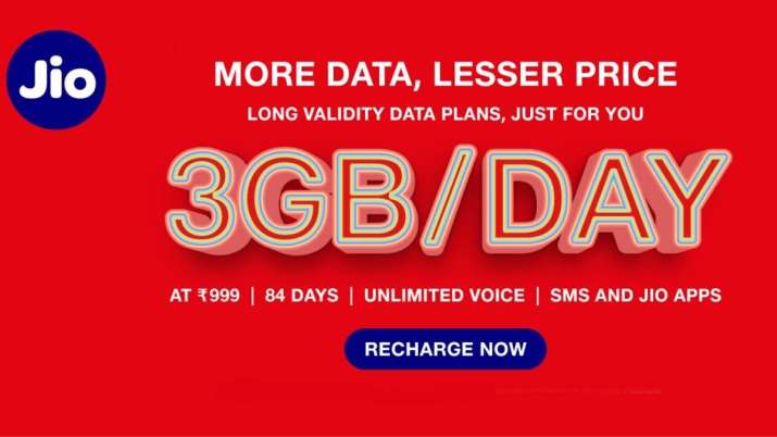 Jio Rs 999 Prepaid Plan Announced Validity Benefits And More Technology News India Tv