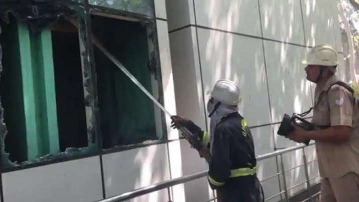Fire at Noida Authority office, several files gutted