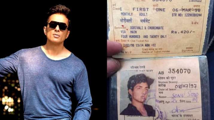 Fan finds Sonu Sood's photo of old train pass from 20 years ago. Actor responds 'life is a full circle'
