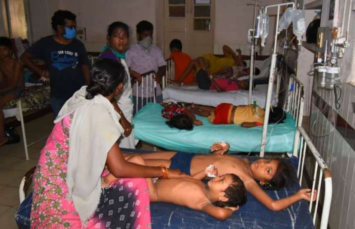 Visakhapatnam: Affected children being treated at King